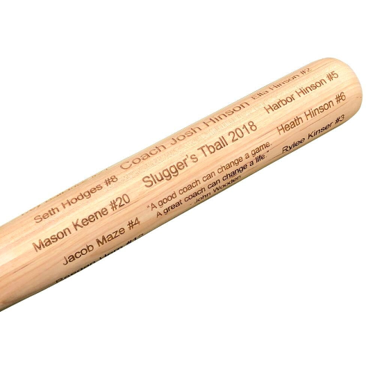 28" Engraved Baseball Bat Memento - BirdsWoodShack