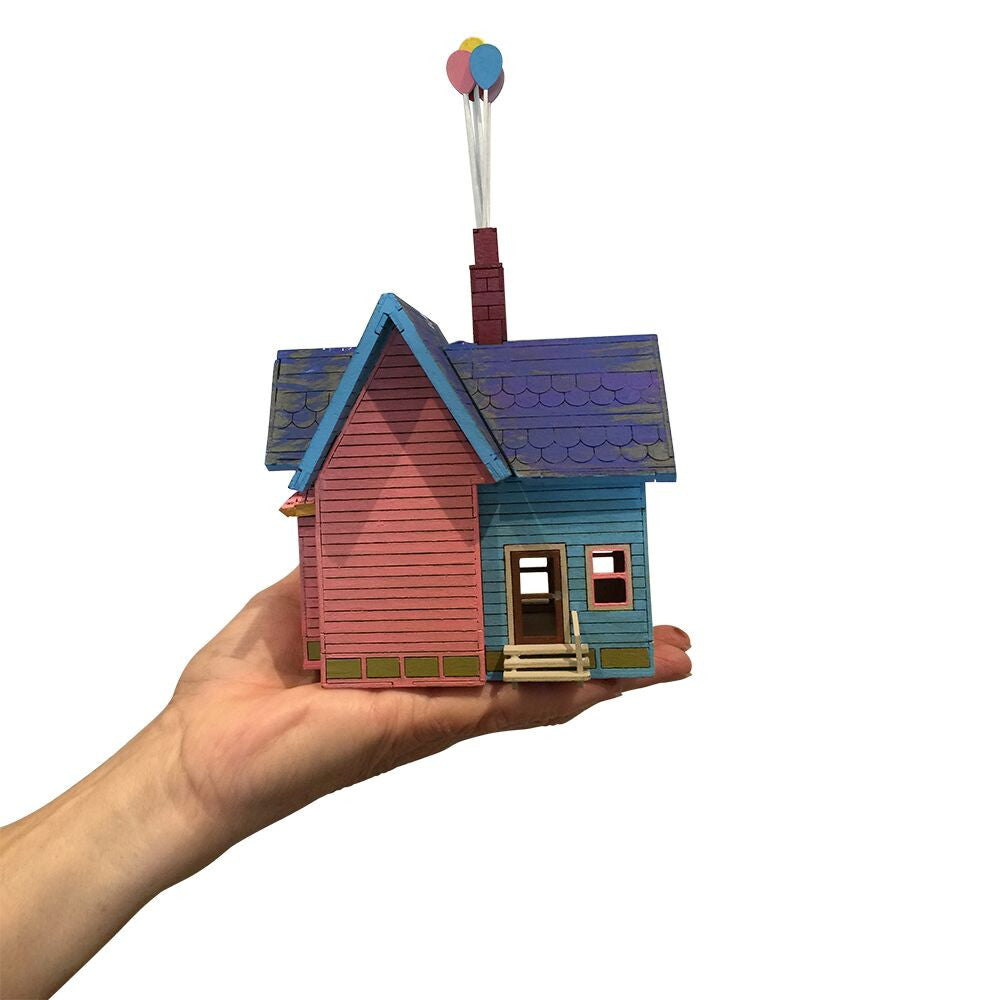 Mini UP House Model Painted/Assembled - BirdsWoodShack