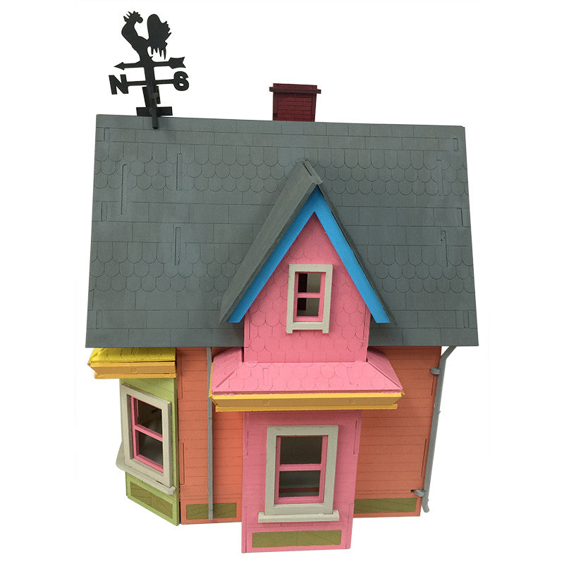 New Version UP House Model Painted/Assembled - BirdsWoodShack