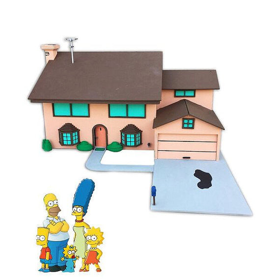 The Simpson House Model Kit - BirdsWoodShack