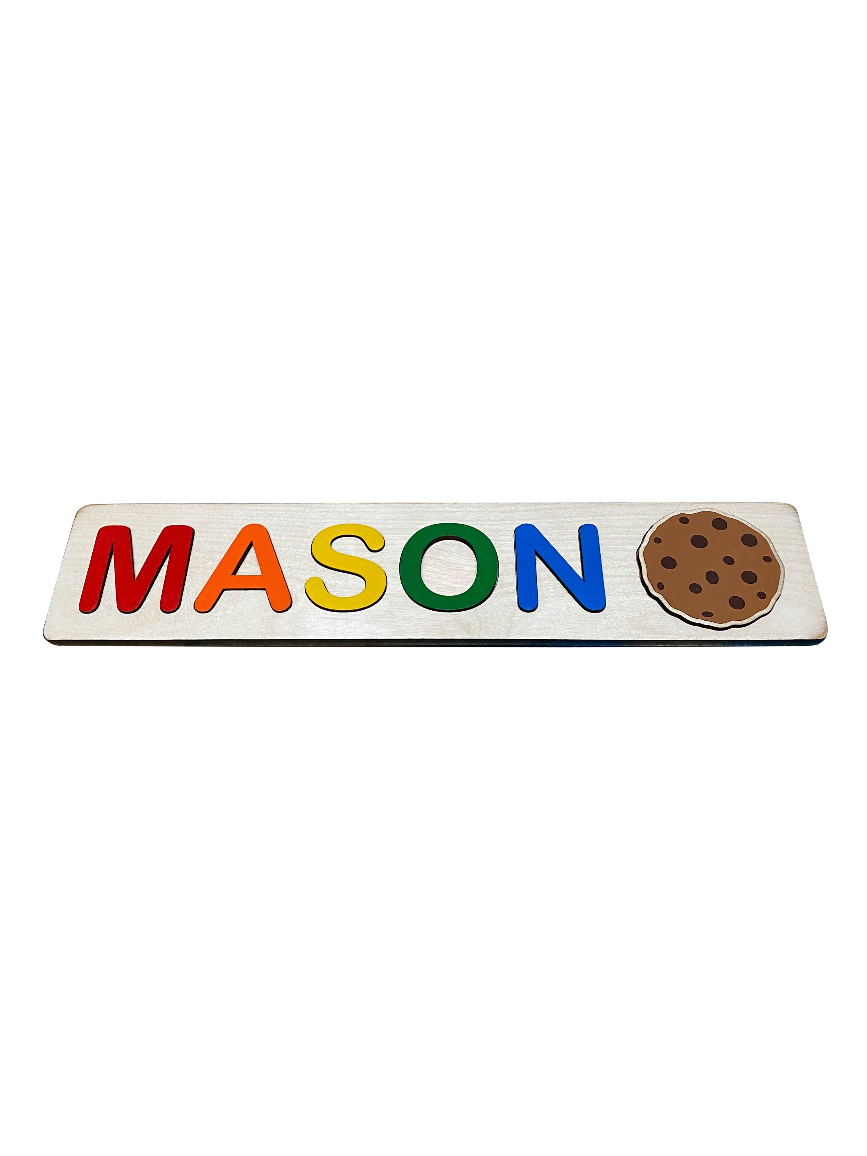 3D Hand Painted Wooden Name Puzzle - BirdsWoodShack