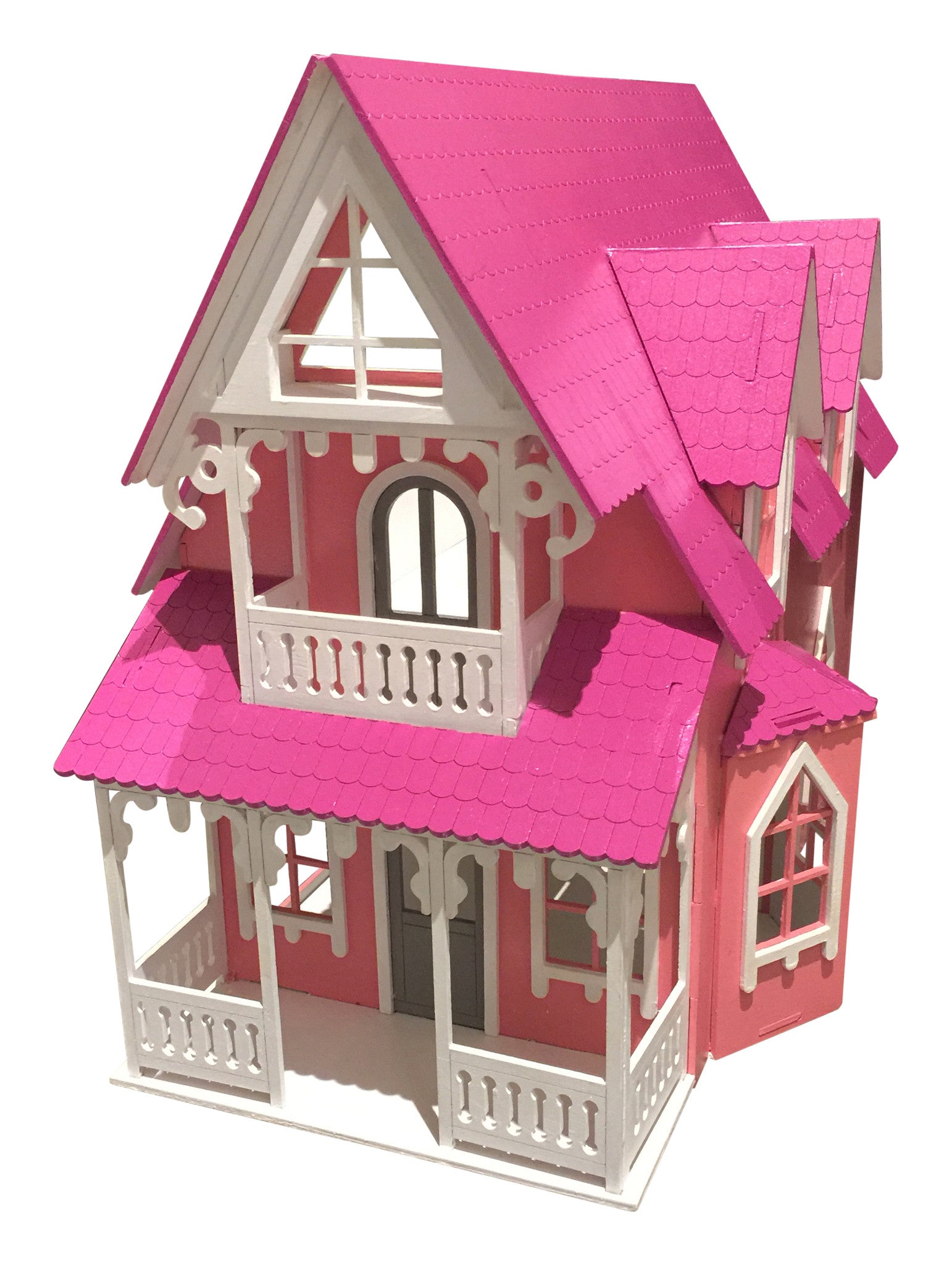 Anna Claypoole Peale Dollhouse Painted/Assembled - BirdsWoodShack