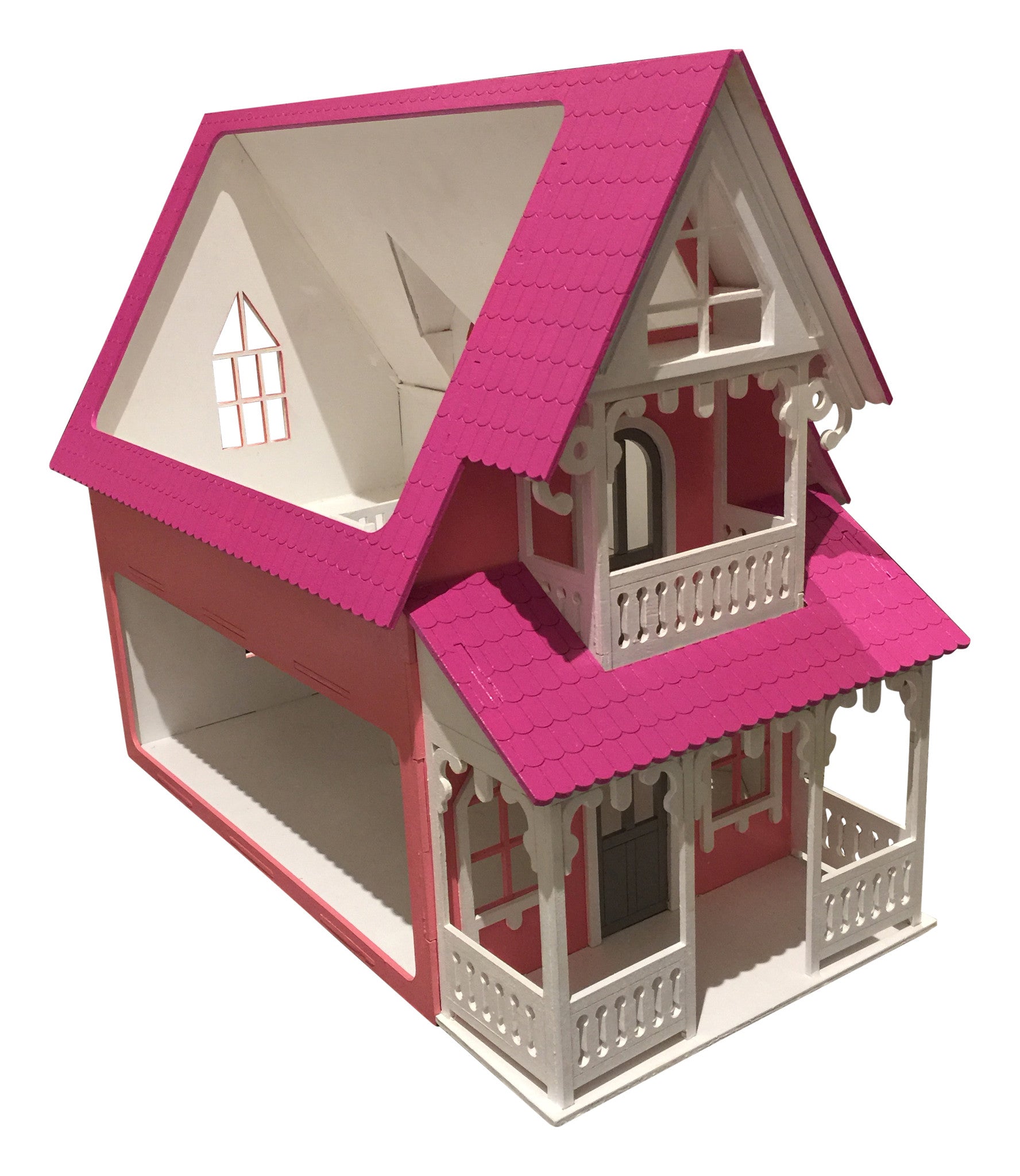 Anna Claypoole Peale Dollhouse Painted/Assembled - BirdsWoodShack