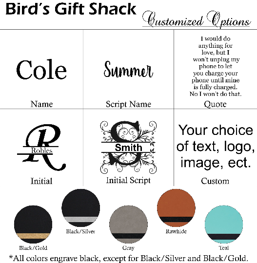 Customized Wireless Charging Pad | Corporate Giveaway - BirdsWoodShack