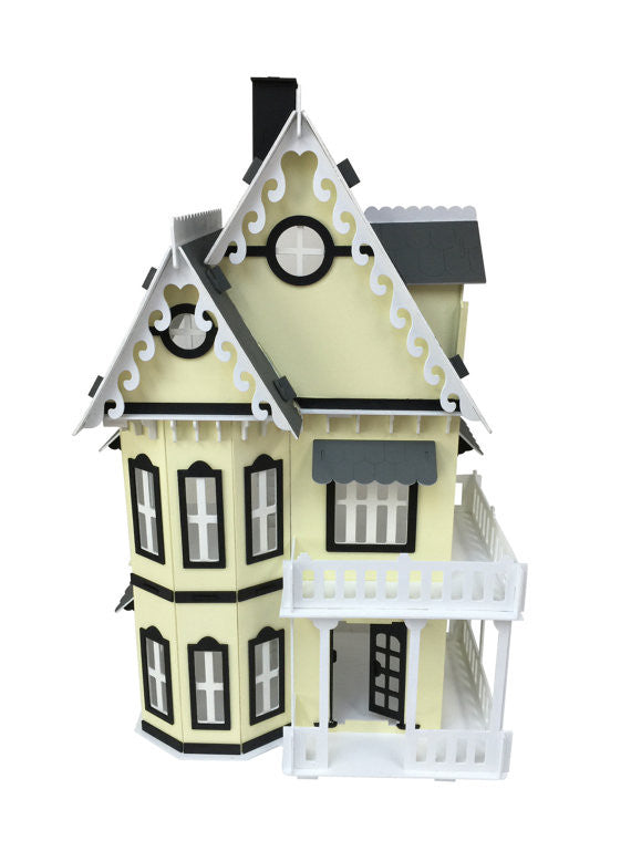 Gothic Style Dollhouse Kit - BirdsWoodShack