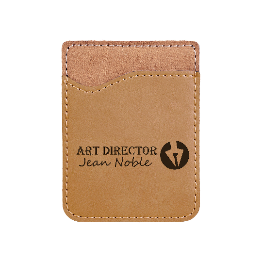 Stylish Personalized Leather Phone Wallet - BirdsWoodShack