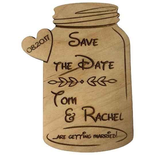 Customized Save The Date Magnets for Your Special Day - BirdsWoodShack