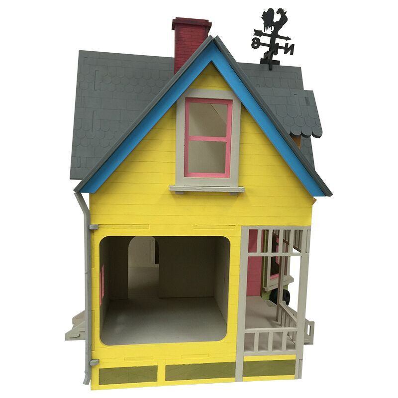 UP Dollhouse Painted/Assembled - BirdsWoodShack
