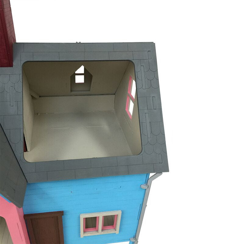 UP Dollhouse Painted/Assembled - BirdsWoodShack