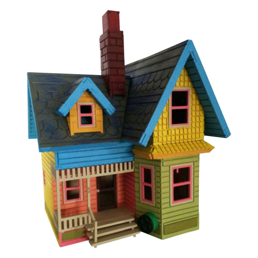 UP House Model Painted/Assembled - BirdsWoodShack