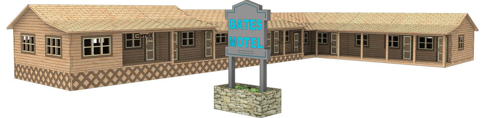 Bates Motel - Life - like 3D Model - BirdsWoodShack