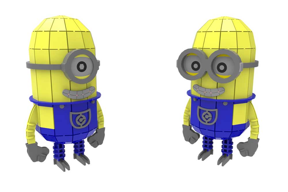 Gru's Minions (Inspired from Despicable Me) - 3D Puzzle For Kids & Adults - BirdsWoodShack