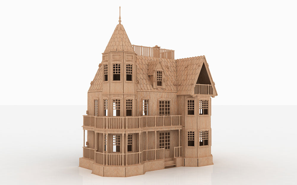 Laurel Town Home – Incredible Puzzle Doll House - BirdsWoodShack