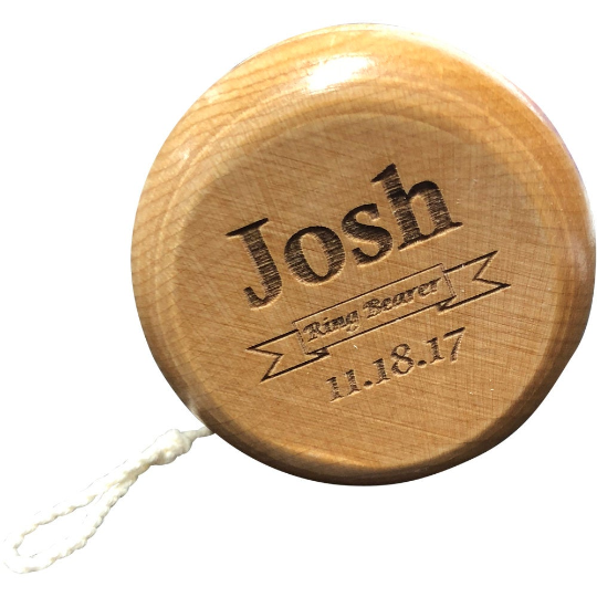 Laser Engraved Personalized Wooden YoYo - BirdsWoodShack