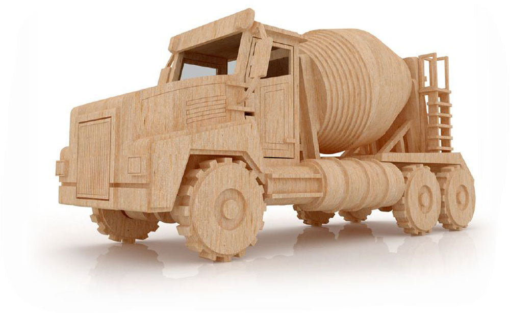 The Cement Truck 3D Model - BirdsWoodShack