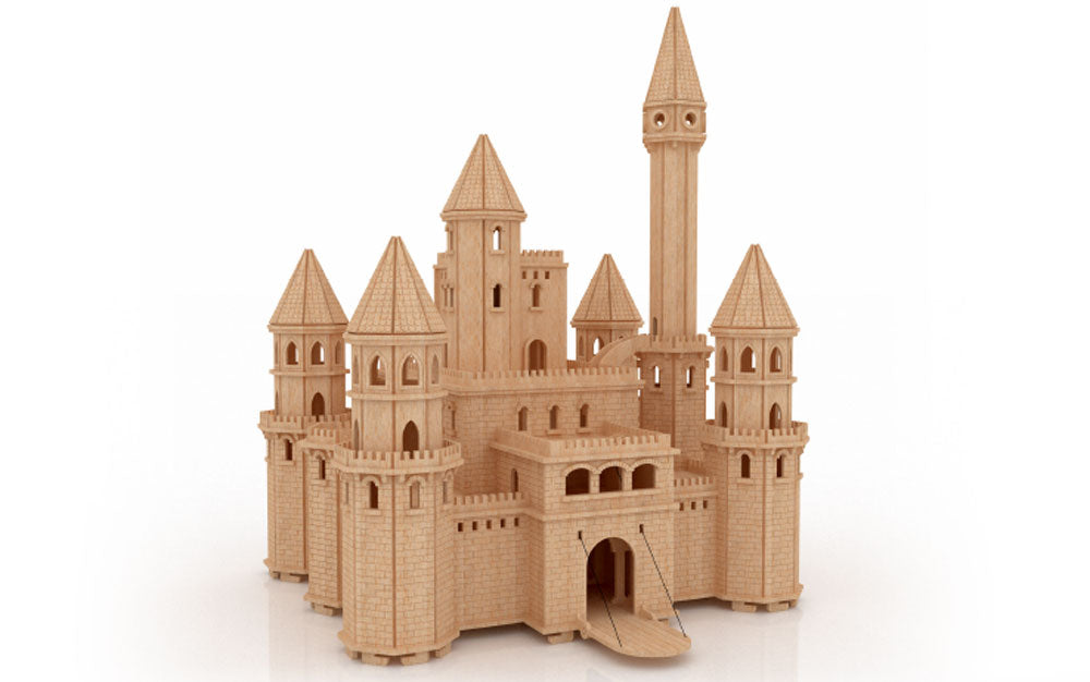 The Fairytale Castle - 3D Dollhouse - BirdsWoodShack