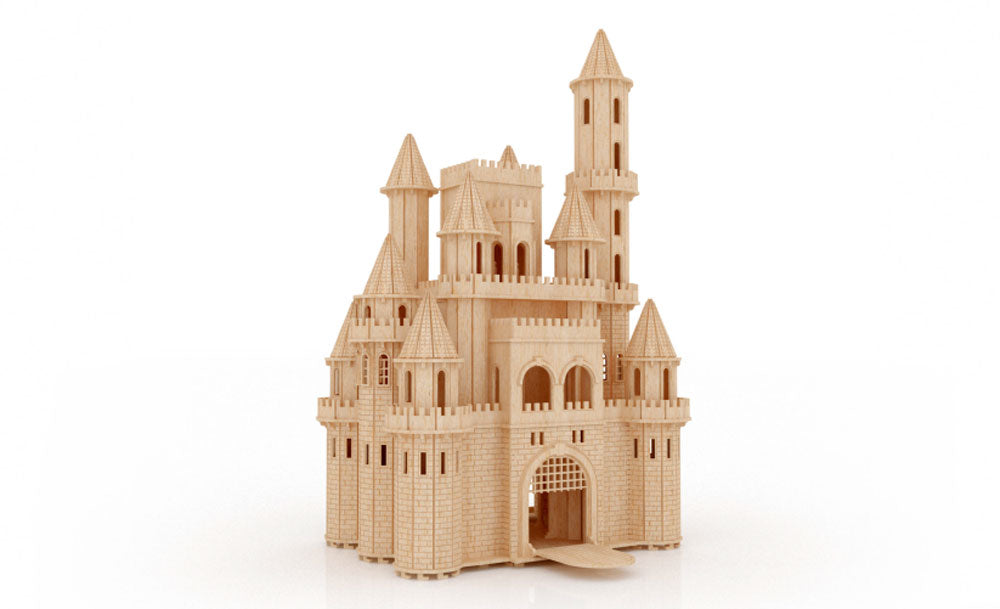The Fantasy Castle - 3D Dollhouse - BirdsWoodShack